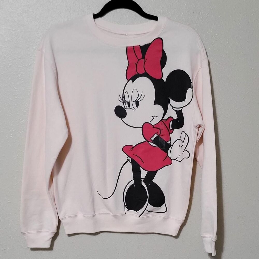 Oversized Pink Minnie Mouse sweatshirt, x-small, NWTs.